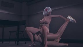 Noel gets a sloppy blowjob and takes a hard cock deep inside her