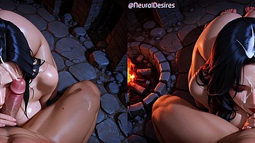 Ember Witch: Blaze Of Passion (Side-By-Side VR) ~ AI-Generated