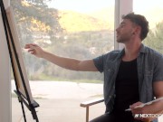 Paint Tutor Cayden Stone Fucks Hot Paid Model - NextDoorStudios