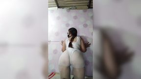 This girl is having a hard time getting