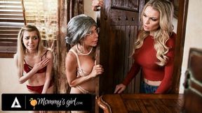 Nasty Lesbian Encounter: Boldly Seducing the Naughty Stepdaughter in Secret