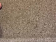 Squirting Piss on my carpet 😈