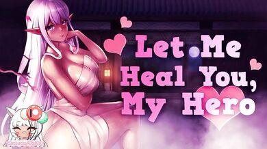 Magic Elf Girl Healer Gives You Lewd ASMR Blowjob As She Heals Your Wounds With Deep Throat Cumshot In POV