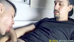 Straight Macho Latin Drilling Gay Boy For Money