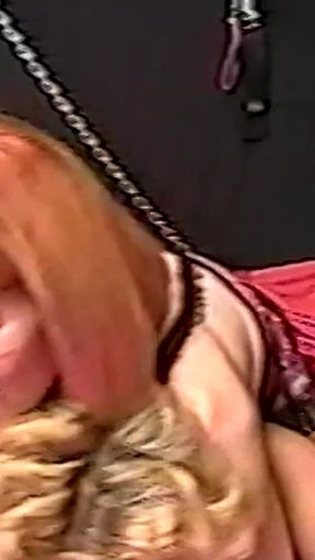 Hand Over Mouth Lesbian Red Demon Domination