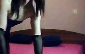 Fiona dances and plays with vibrator