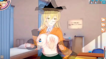 Sexy anime gals get serviced, boob rubs, handjob, fellatio&#x1F61C;, big breasts, eroge hentai, no-holds-barred sex!