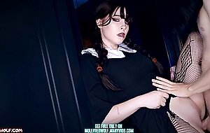 Mollyredwolf, wednesday fucked by xavier's big cock 2