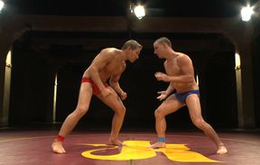 Alex Adams faces Doug Acre in the final wrestling match