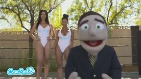 ”Lingerie Wrestling with Fitness & IG Models With Big Ass & Tits”