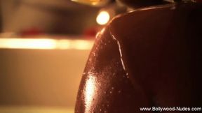 Indian Beauty's Spiritual Cleansing