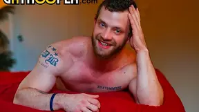 Solo Luc Nix scene centering on a passionate stroke sesh