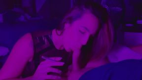 Latex & Smoke: Sloppy Blowjob with Cumshot Finish