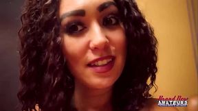 Exotic Brunette Lexxie Strips Off And Tries The Fucking Machine!