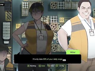 Your Girlfriend stay overtime with your boss since u failed to meet the quota of the day.