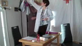 special male sexual exam by sexy lady doctor