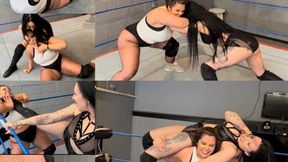 Big beautiful woman vs tattooed gothic chic