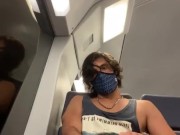 Wanking at the commuter train