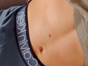 I jerk off & cum in my stepbrother's boxer briefs