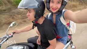 I Take Out My Stepbrother's Dick on the Motorcycle