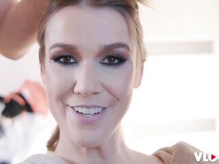 Redhead Playgirl Alexis Crystal Happily Receives Her BTS Screw