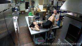 Wicked - Gianna Nicole fucks her boss in the kitchen