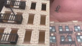 Giantess City Crush and Dildo Ride