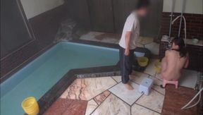 Asian Teens 18+ Bathe While Horny Teacher Spies On Them Secretly