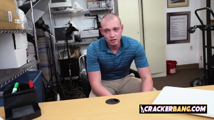 Gay Ass is being pounded hard by Big cock Hunk at the office.