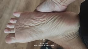 My dirty sole foot