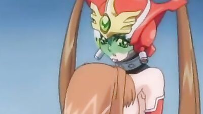 Big-titted cartoon babes tribbing and playing with each other's juicy wet pussies