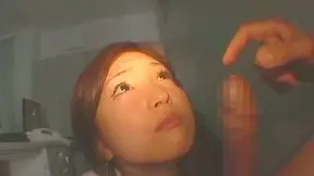 Delighted Asian Darling Suckles Hard Cock With Passionate Skill