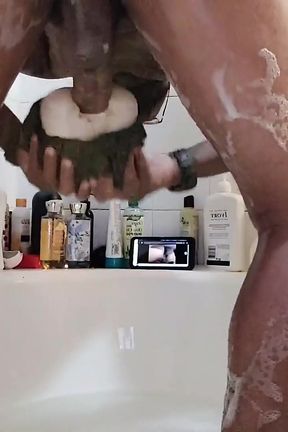 Hot Bath and Sex with a Black Dick