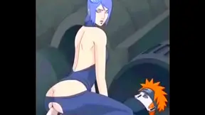 Hentai Babe Konan Rides Pain's Dick In Steamy Anime Action