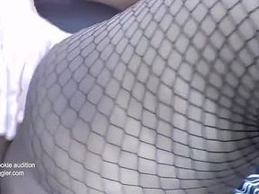 Black Bbw Busty Cookie With Big White Cock Inside Her