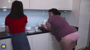 Sizzling Scene! Two Curvy Moms Take Turns Pleasuring Teen Girl Intimately