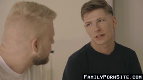 FamilyPornSite.com - Ginger daddy barebacking stepson bareback and missionary for cre