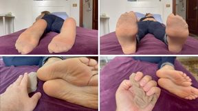 I didn't imagine that my friend's step-brother liked to sniff feet