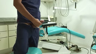 Handjob in the dentist's office full video