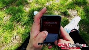Horny MILF Gets Wild in the Park: POV Outdoor Encounter