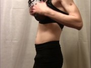 Transsexual shows himself and ride on the BBC
