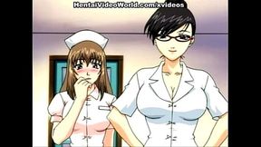 Cute Hentai Nurse Fucked On The Floor By Anime Dick