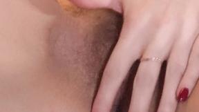 ”Sexy Teen Blonde Hilda Shows Off Her Bushy Box Before Bed!”