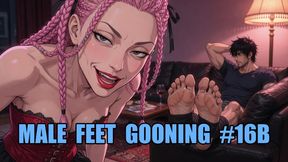 Male Feet Gooning #16B: Goon for Male Feet (Animated)
