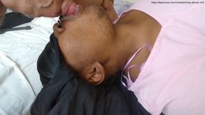 Kinky African MILF - Milking the cow (full video 35:50 min on FapHouse)
