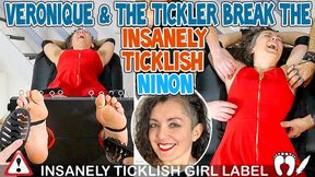 VERONIQUE & THE TICKLER BREAK THE INSANELY TICKLISH NINON - FULL HD MP4