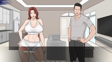 Eva's redhead cheating with her boyfriend's dad big tits cum on back hardcore