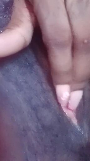 Rubbing Fingering My Hairy Pussy Amazing Moaning Orgasms