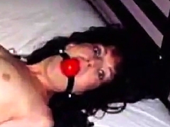 CD jerks off to cocks, bondage and footjobs