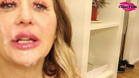 Orgasmic overload explosion: Cum drenched and dripping everywhere on perfect pussies